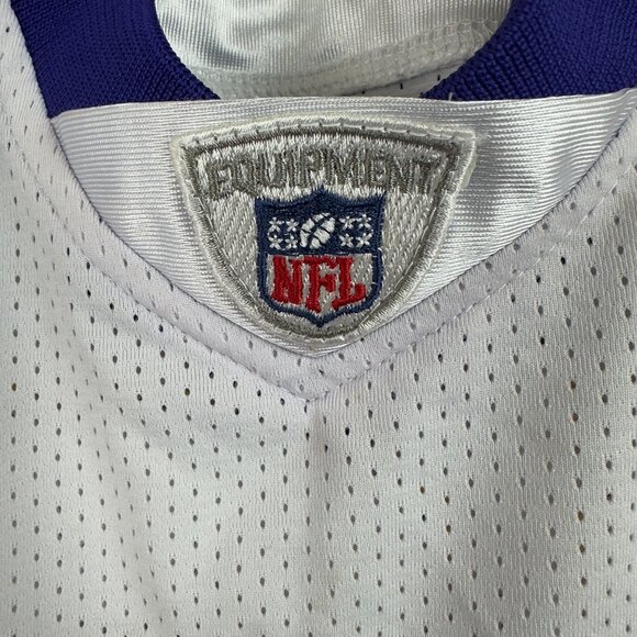 Vtg Reebok NFL Munnesota Vikings Percy Harvin #12 Jersey Men 50 White Purple - Picture 3 of 9